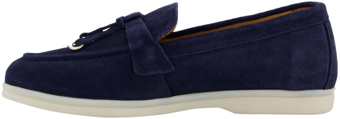 Atelier Verdi Dames Nina Loafer Navy Blauw