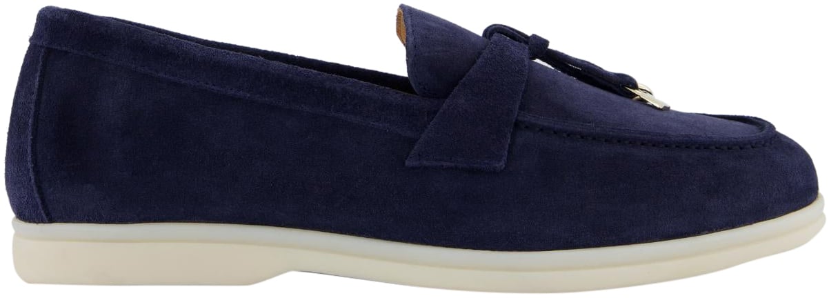 Atelier Verdi Dames Nina Loafer Navy Blauw