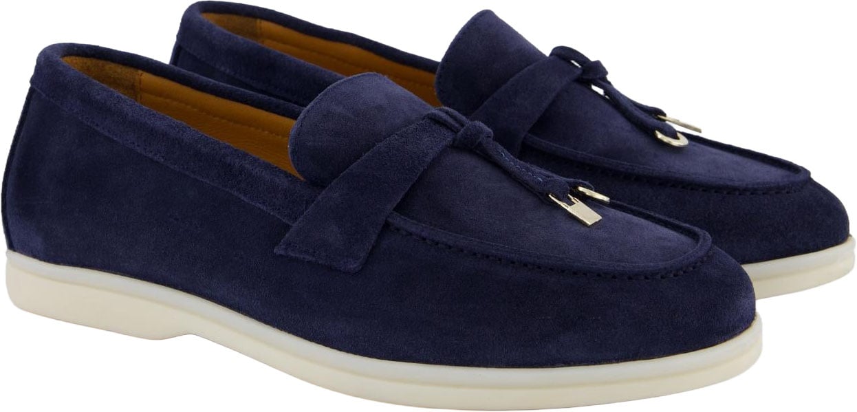 Atelier Verdi Dames Nina Loafer Navy Blauw