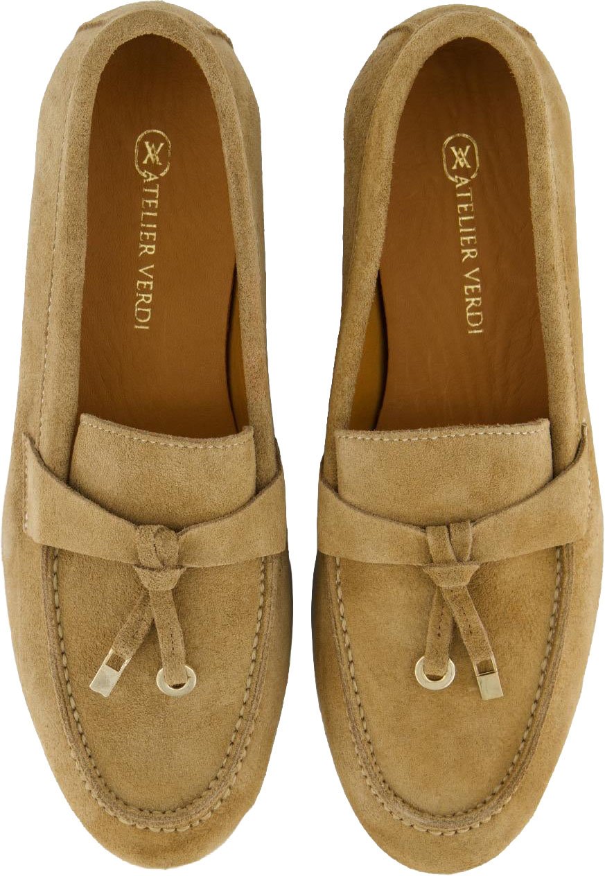 Atelier Verdi Dames Nina Loafer Rome Bruin