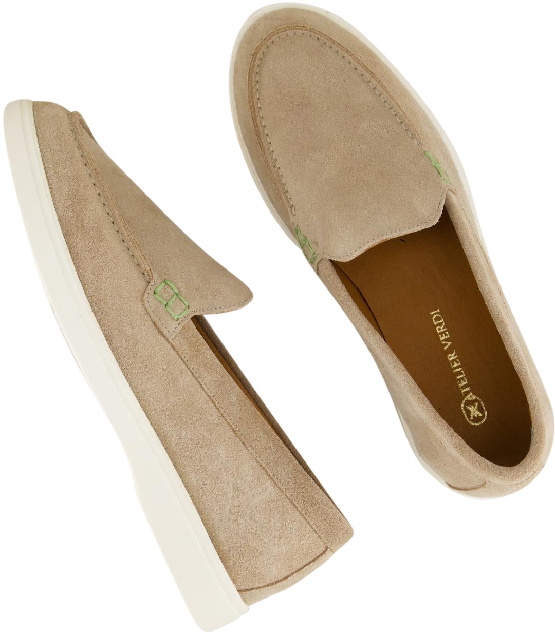 Atelier Verdi Dames Lina Loafer Genova Beige