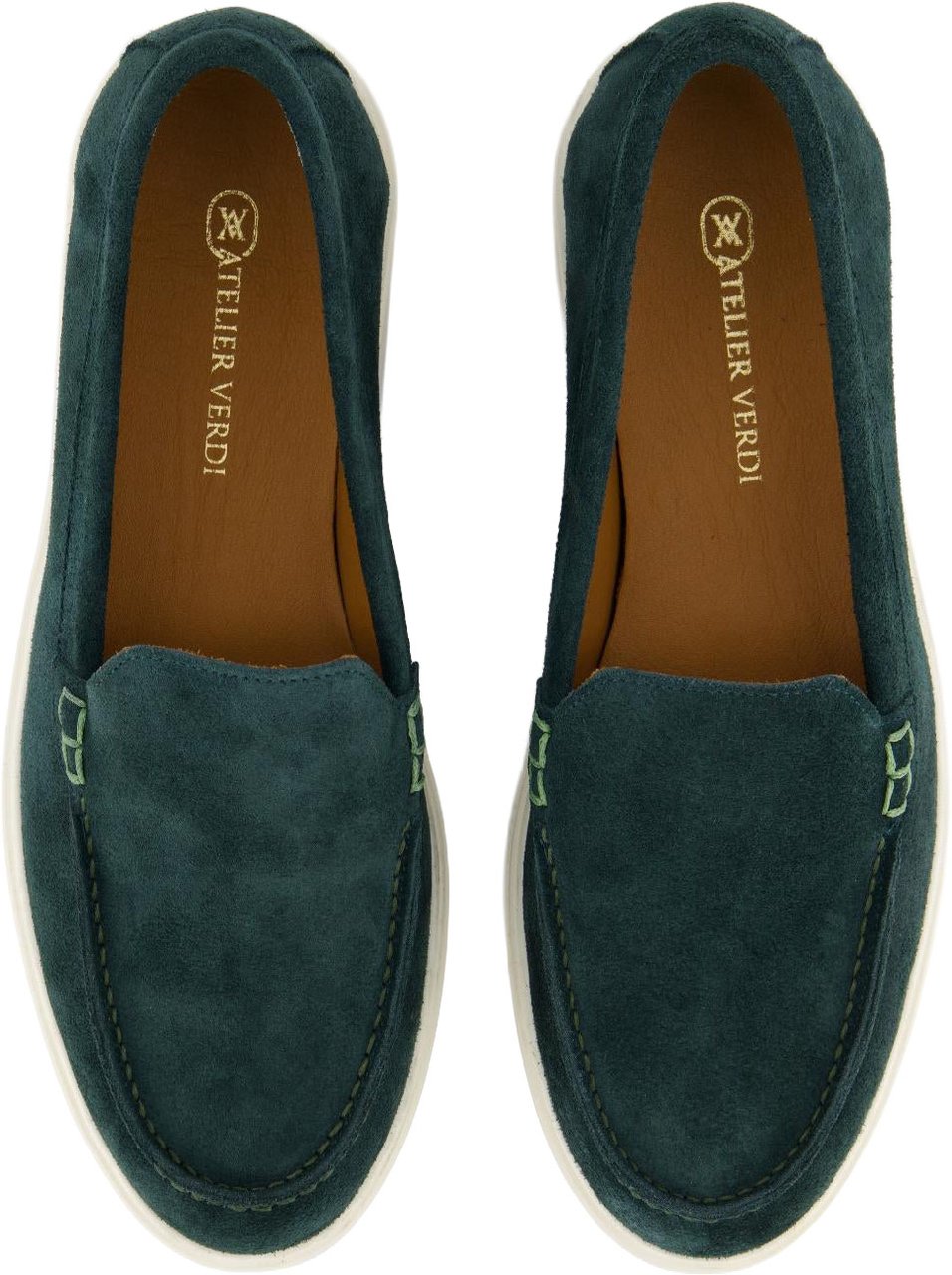 Atelier Verdi Dames Lina Loafer Pine Green Groen