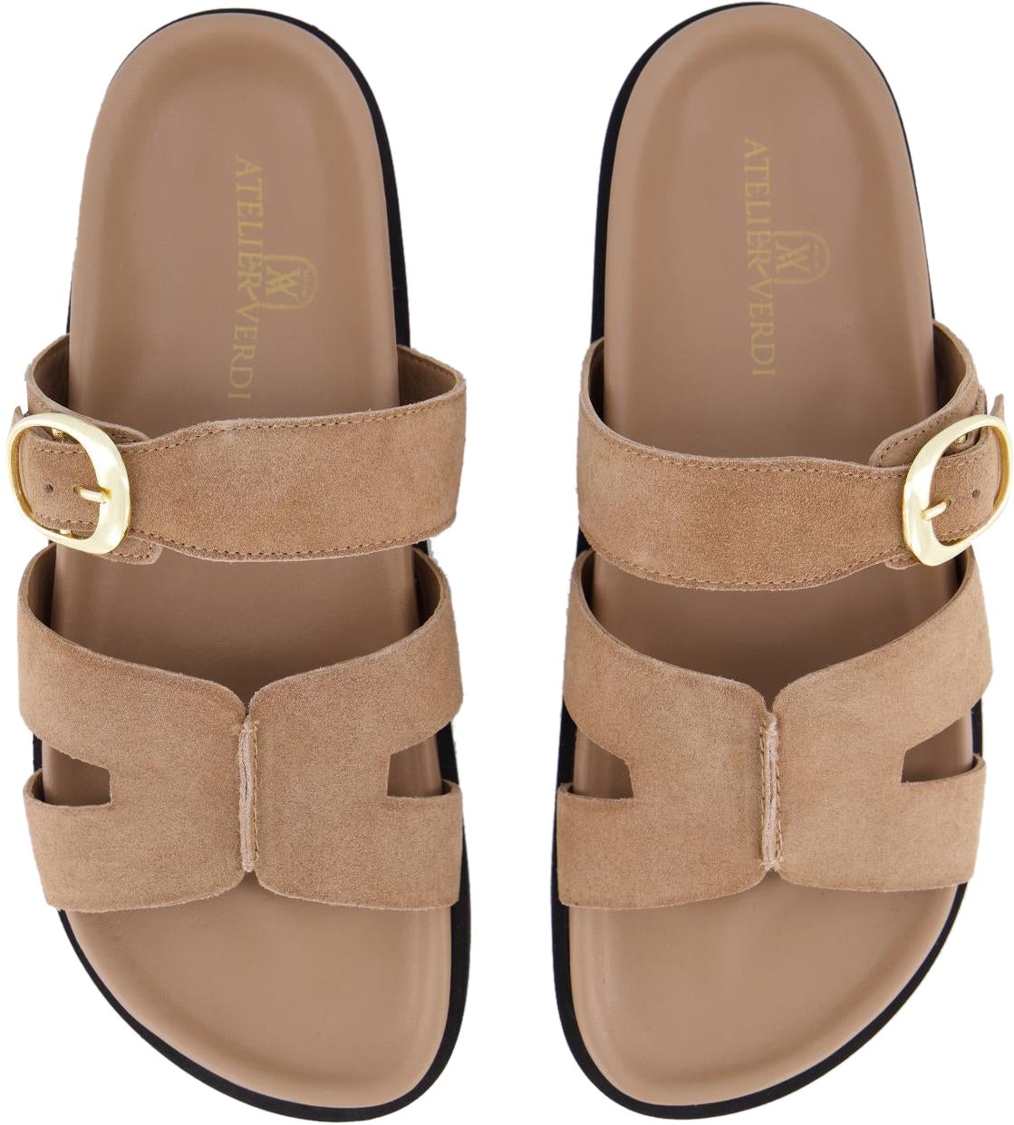Atelier Verdi Dames Sara Slipper Genova Beige