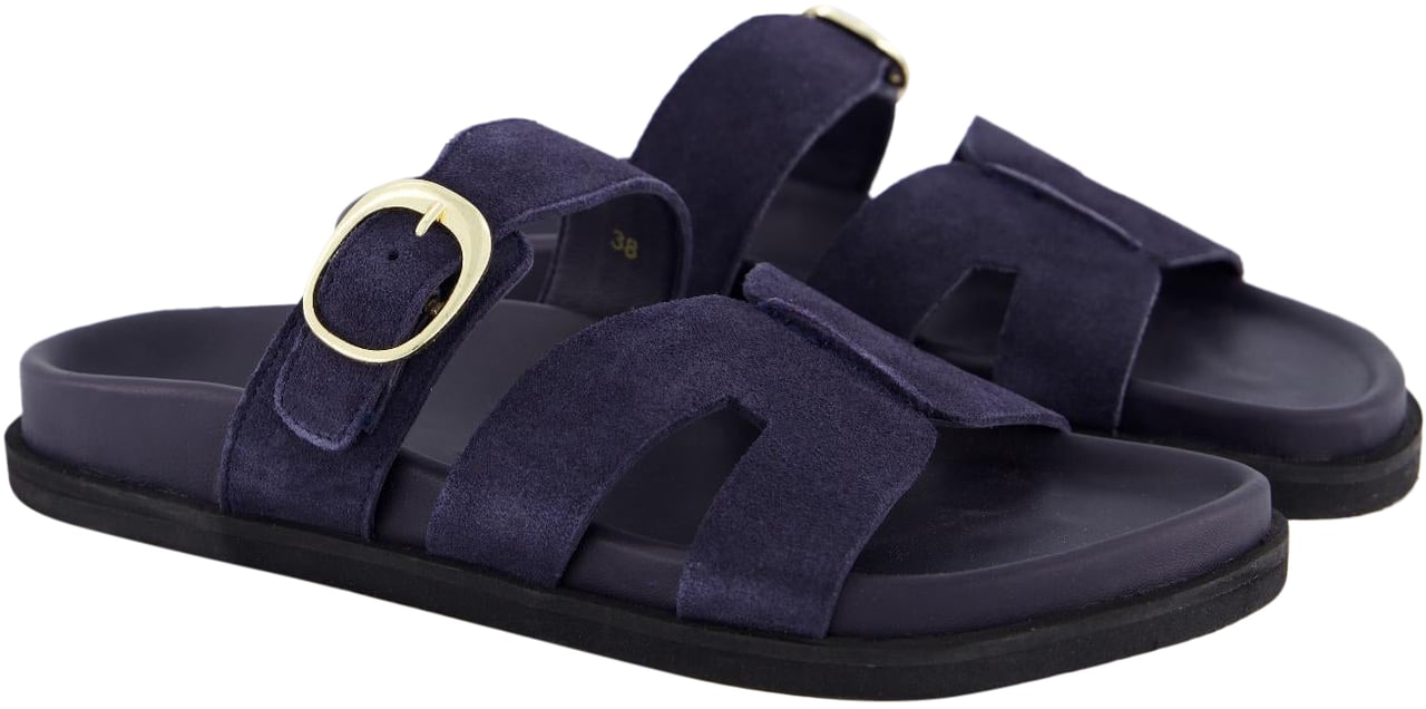Atelier Verdi Dames Sara Slipper Oceano Blauw