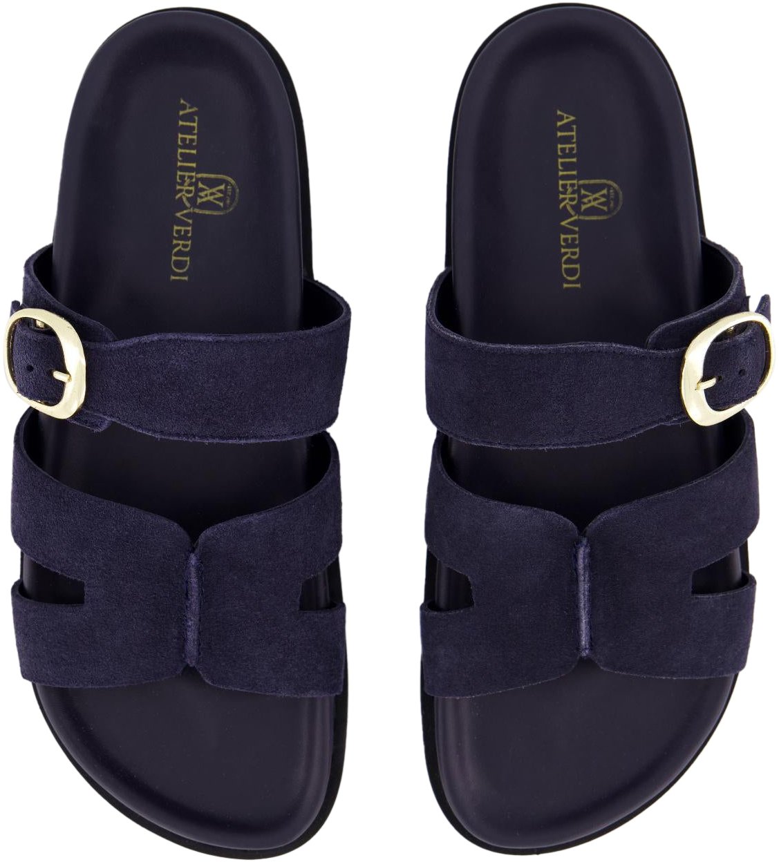 Atelier Verdi Dames Sara Slipper Oceano Blauw
