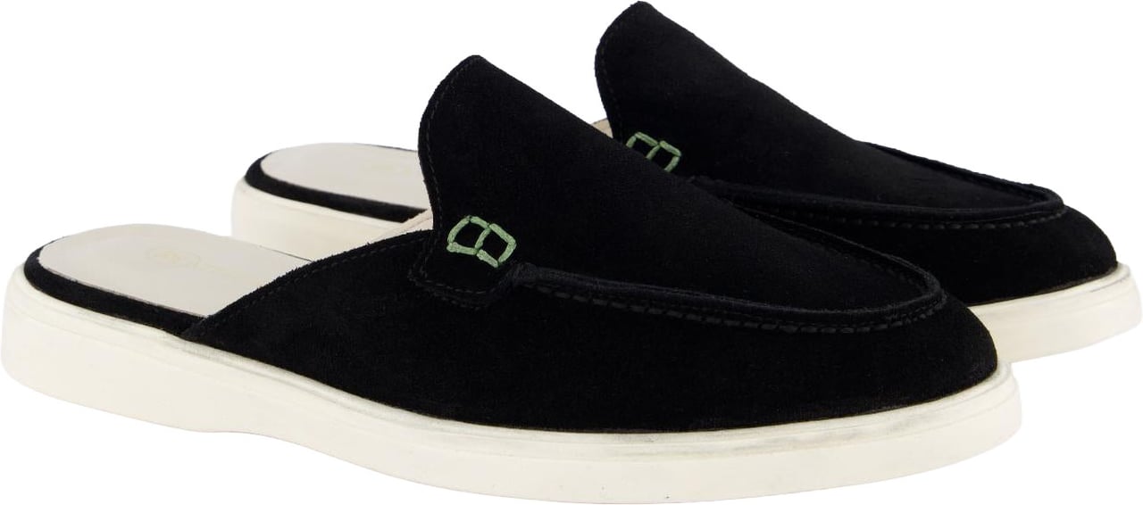 Atelier Verdi Dames Laura Slip On Sandal Black slippers Zwart
