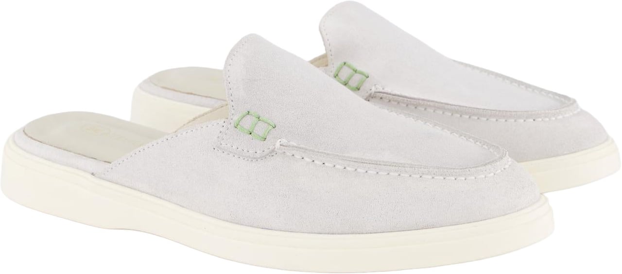 Atelier Verdi Dames Laura Slip On Sandal Ivory slippers Wit