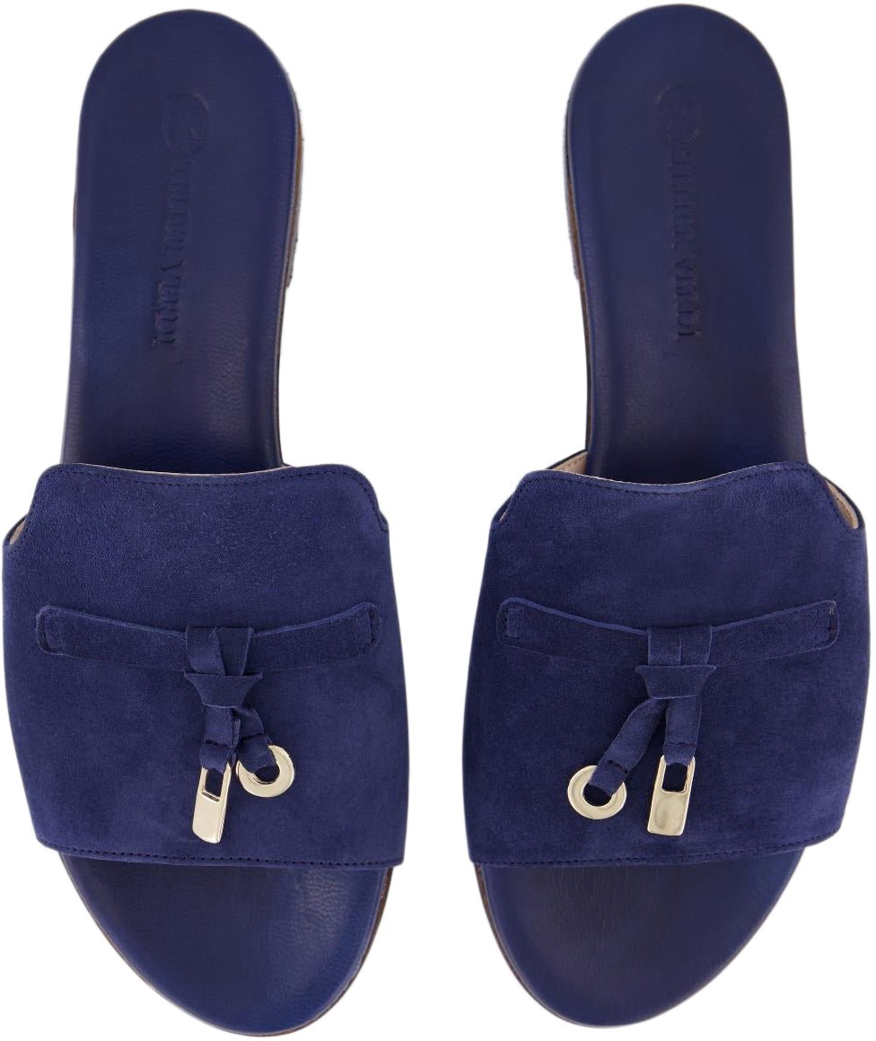 Atelier Verdi Dames Molly Sandal Oceano Blauw