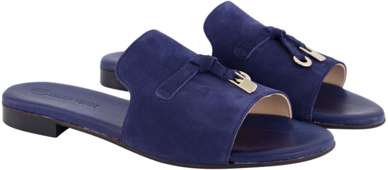 Atelier Verdi Dames Molly Sandal Oceano Blauw