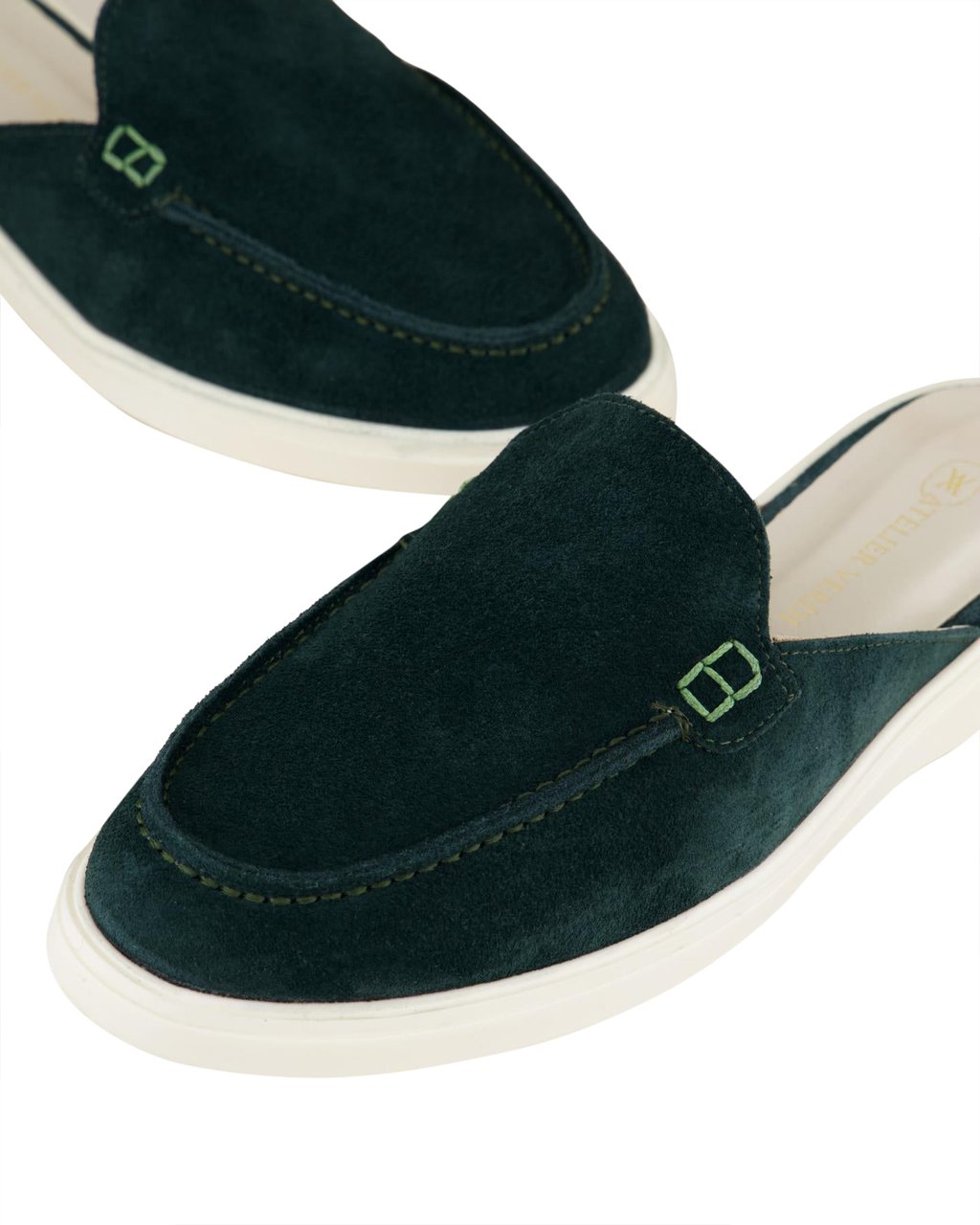 Atelier Verdi Dames Laura Slip On Sandal Pine Gree Groen