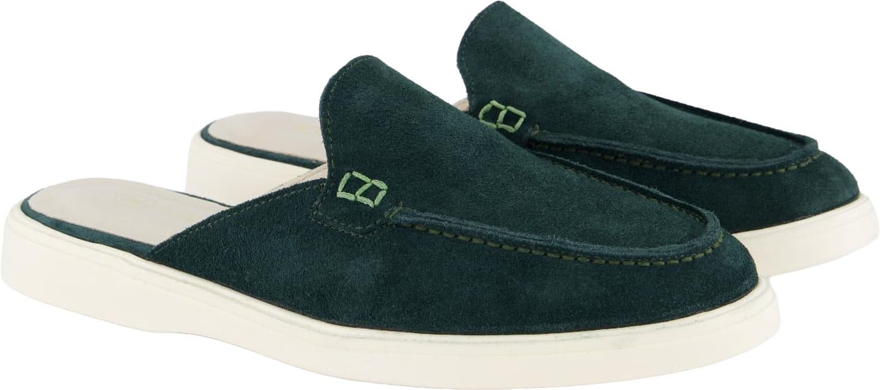 Atelier Verdi Dames Laura Slip On Sandal Pine Gree slippers Groen