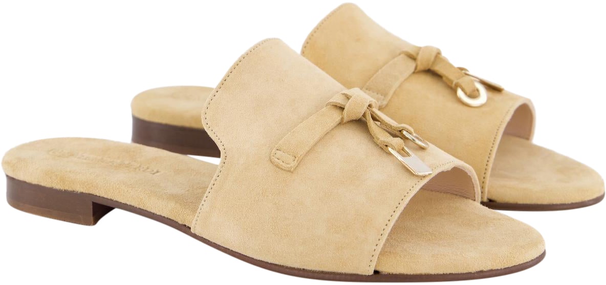 Atelier Verdi Dames Molly Slipper Taupe Beige