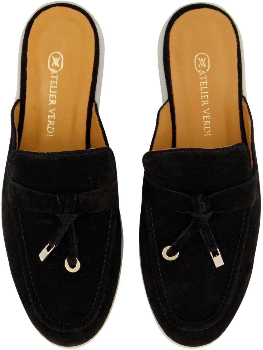 Atelier Verdi Dames Julia Slip On Zwart Zwart