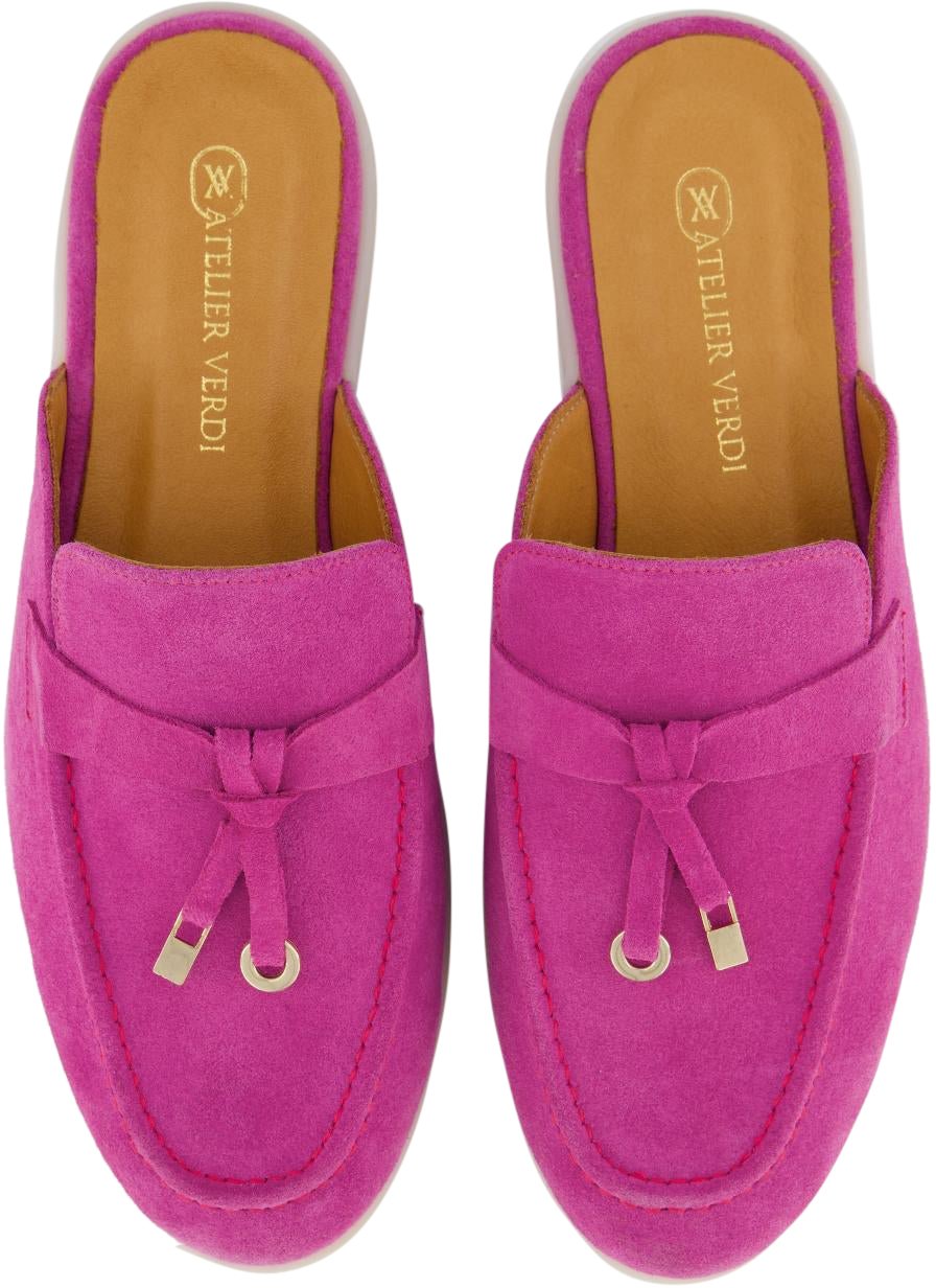 Atelier Verdi Dames Julia Slip On Fuxia Roze
