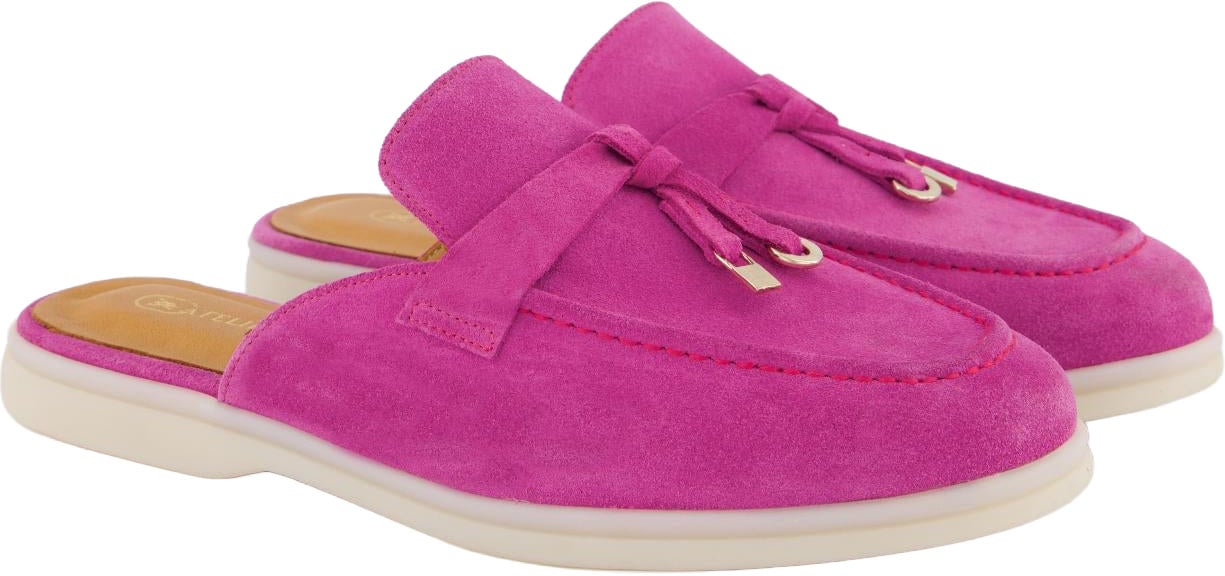 Atelier Verdi Dames Julia Slip On Fuxia slippers Roze
