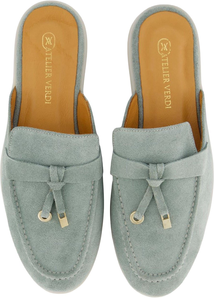Atelier Verdi Dames Julia Slip On Jade slippers Groen