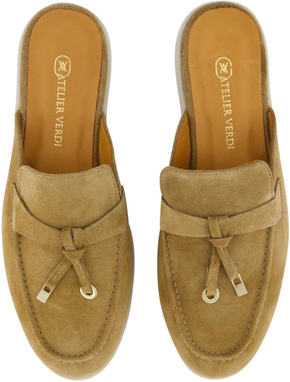 Atelier Verdi Dames Julia Slip On Rome Bruin