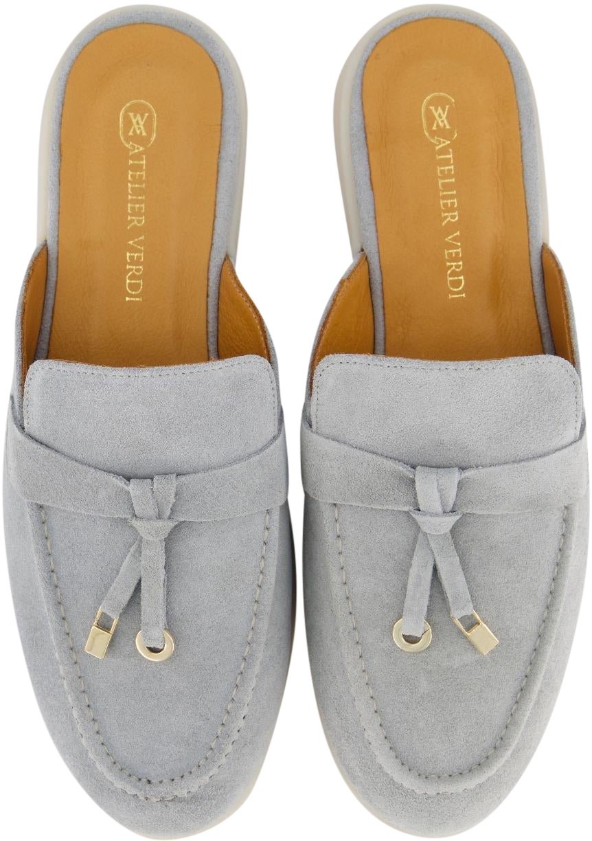 Atelier Verdi Dames Julia Slip On Smoke Blauw