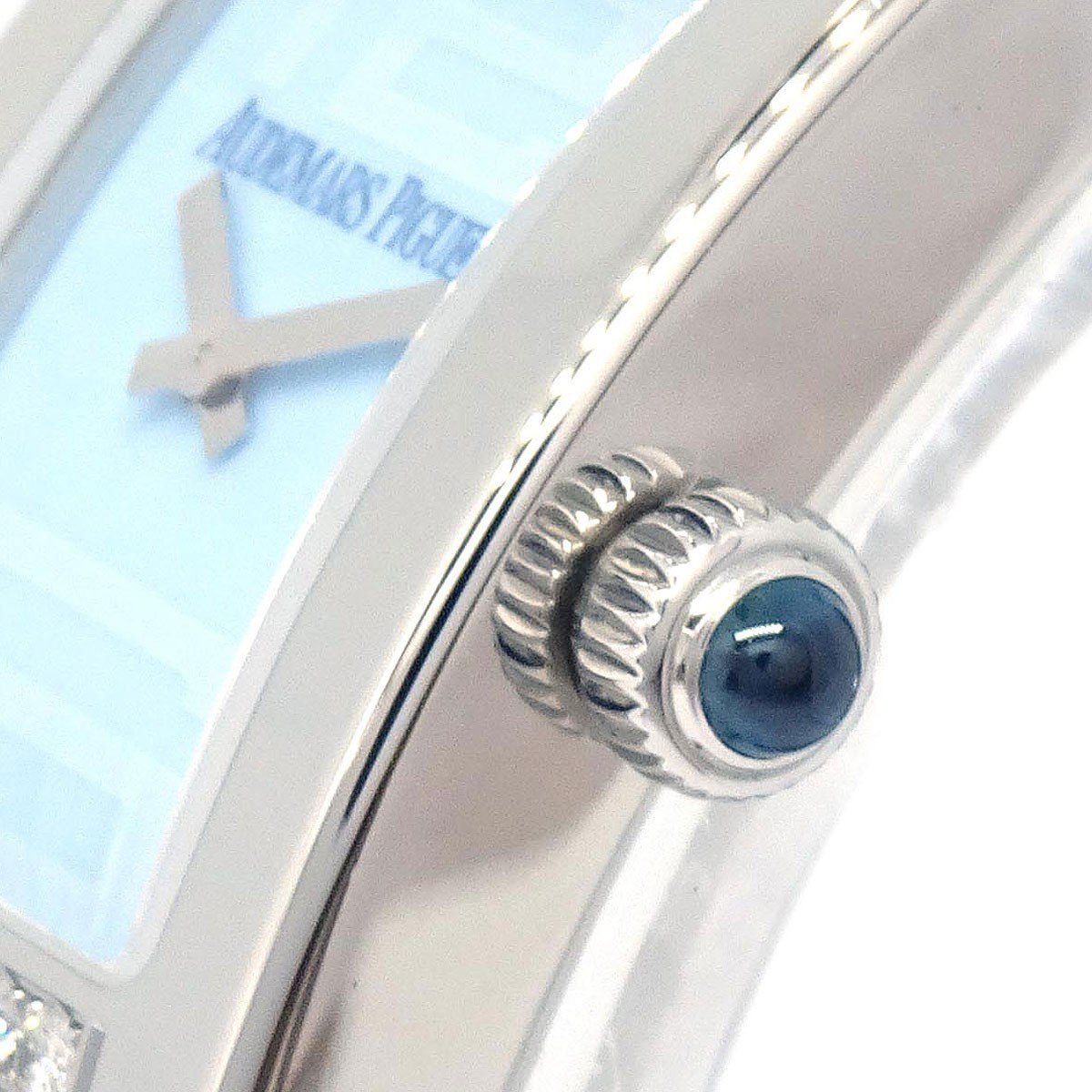 Audemars Piguet Promesse Quartz Watch Yellow Gold and Leather with Diamond Bezel 20 Divers