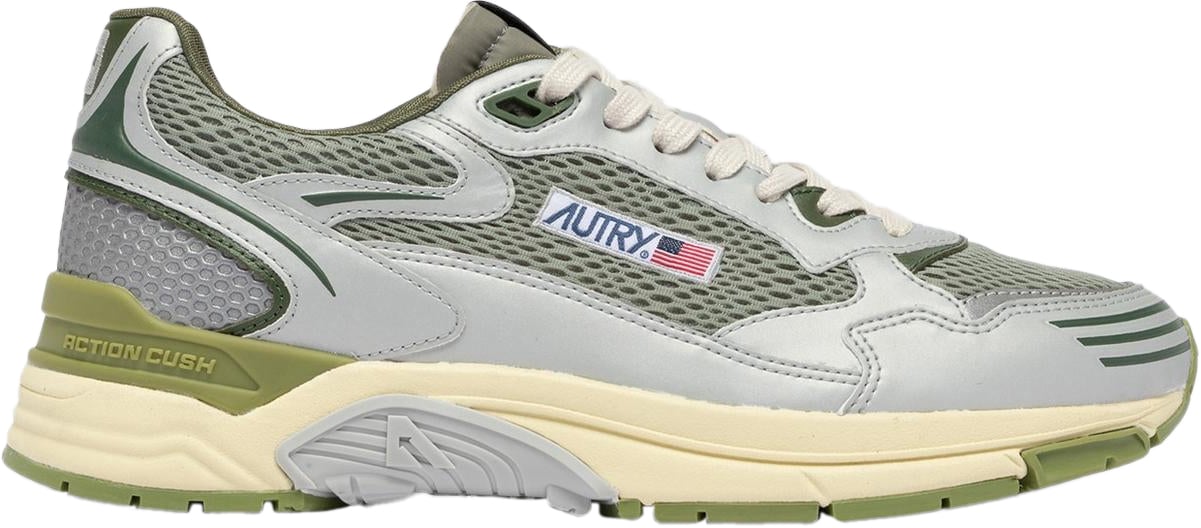 Autry Heren Hyperway Sneaker Groen/Zilver Groen