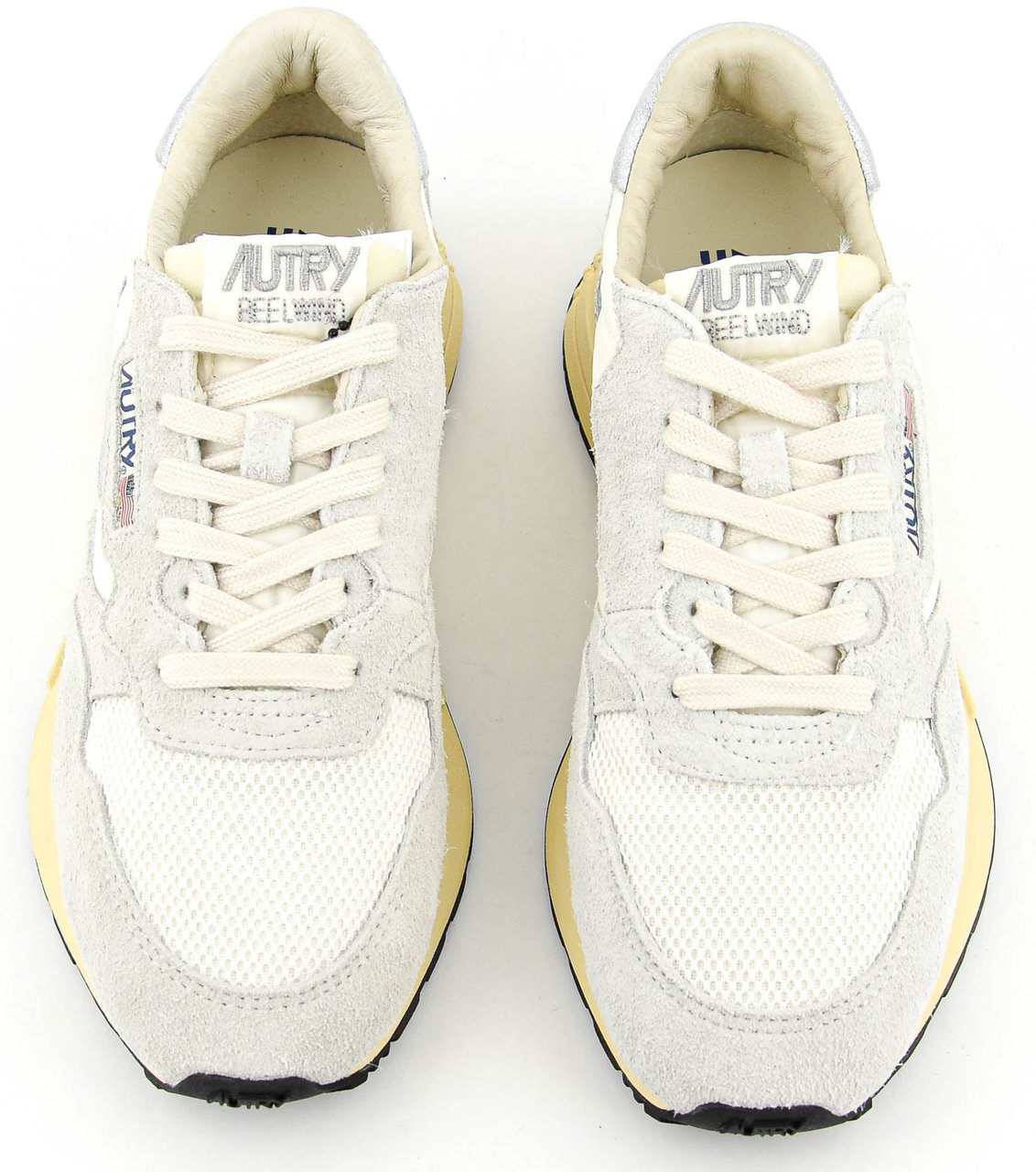 Autry Reelwind Low White Silver Wit