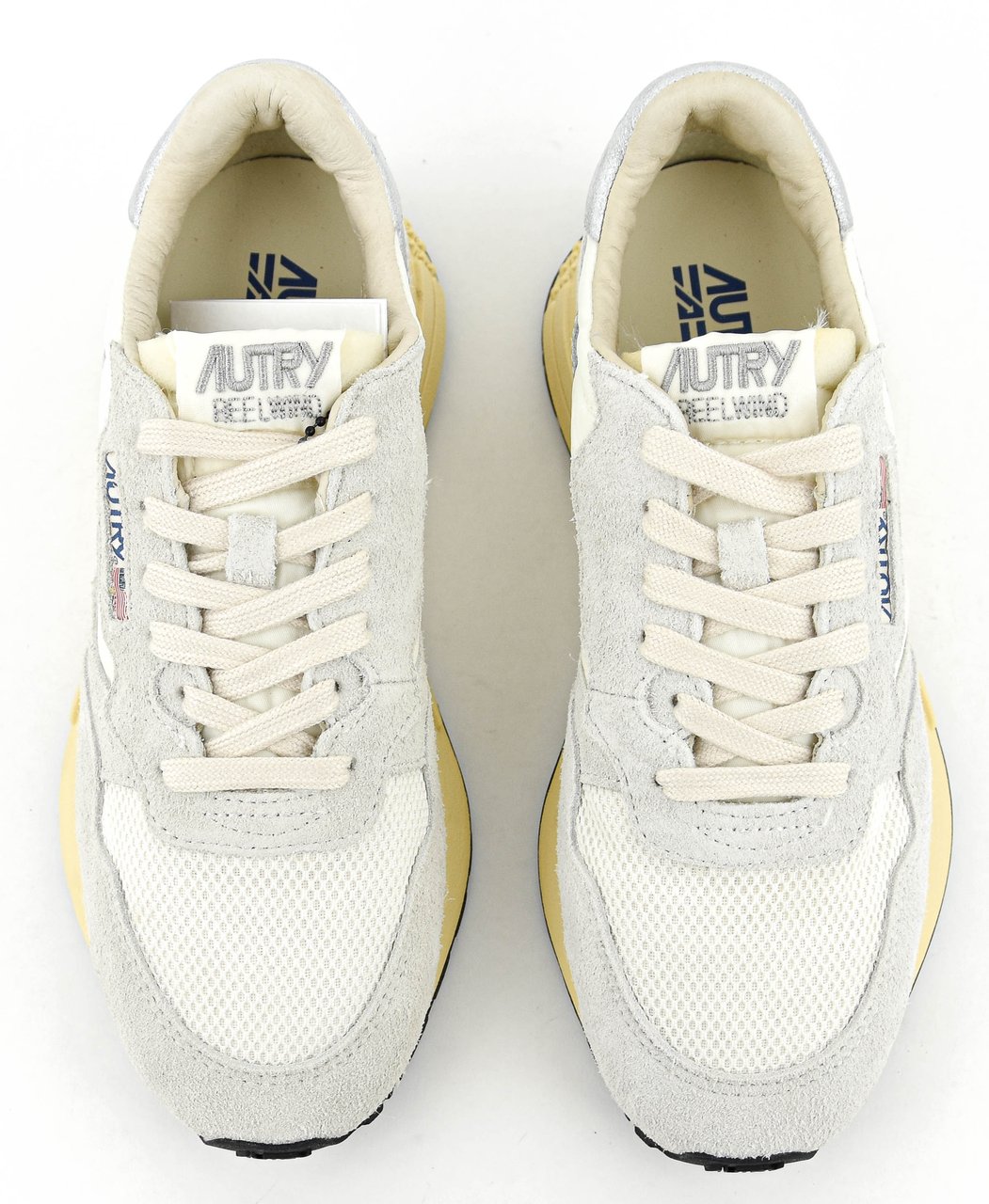 Autry Reelwind Low White Silver Wit