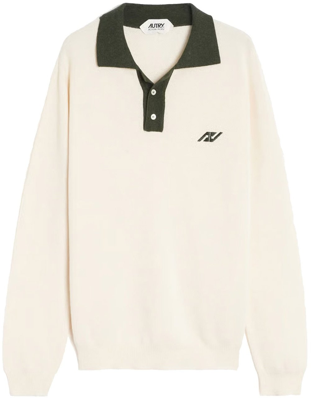 Autry Autry Sporty Long Sleeve Polo Beige
