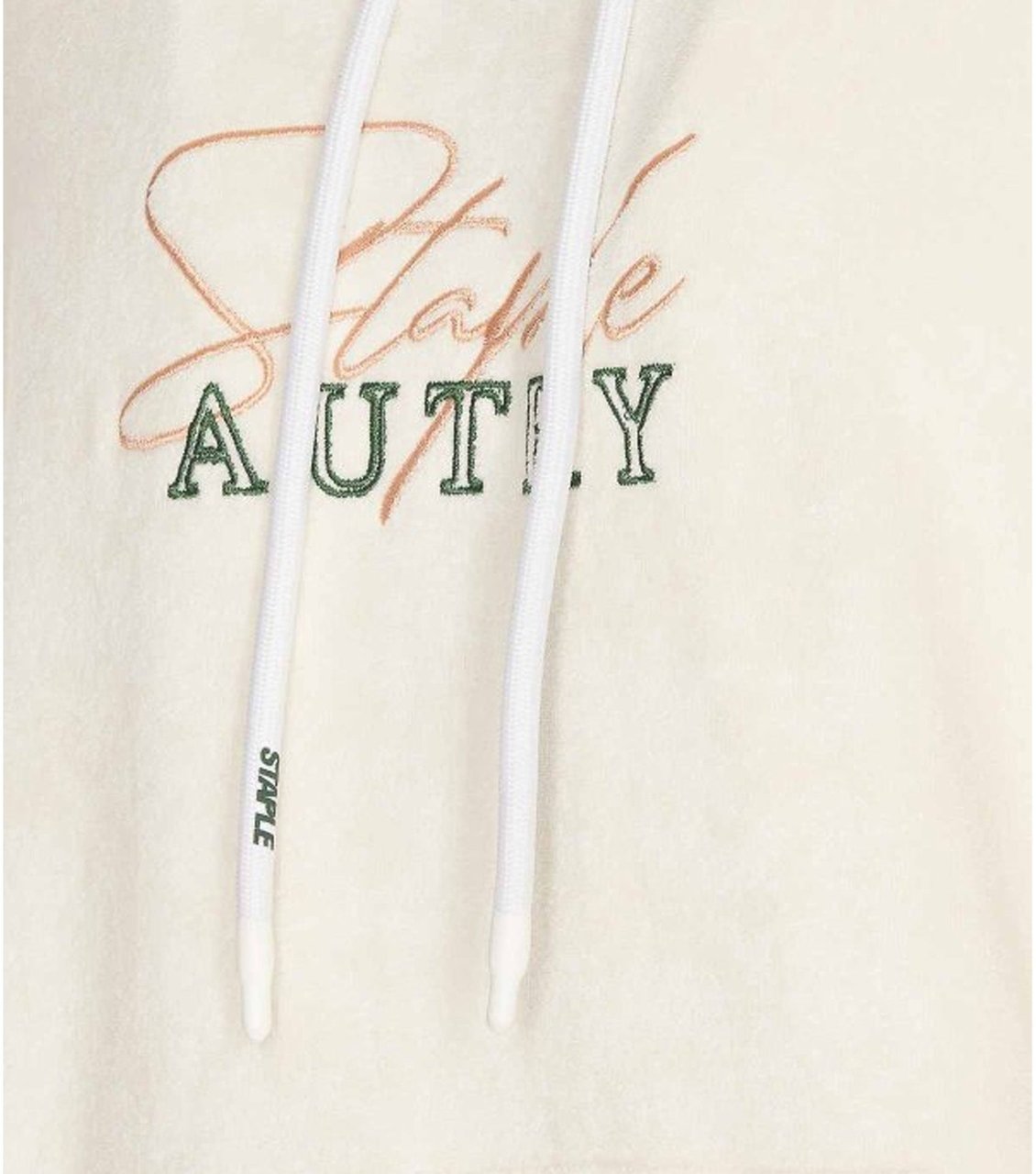 Autry AUTRY Unisex Chenille Staple Hoodie Wit