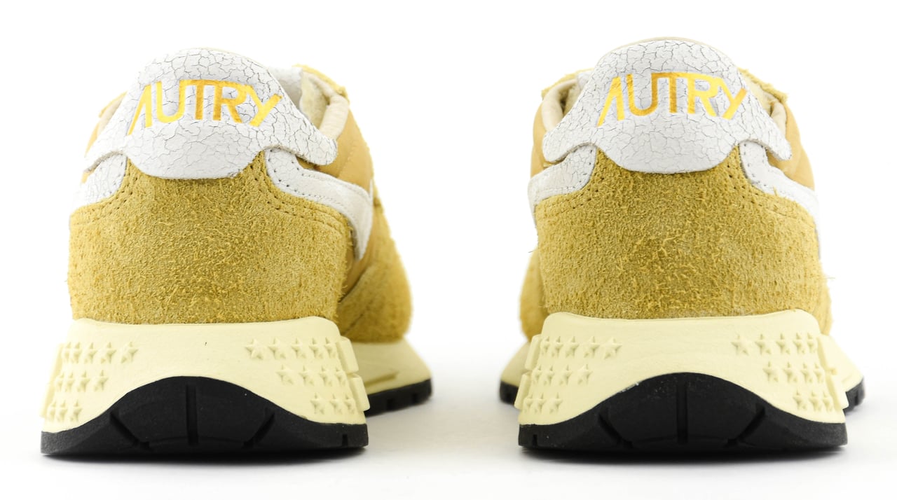 Autry Reelwind White Mustard Geel