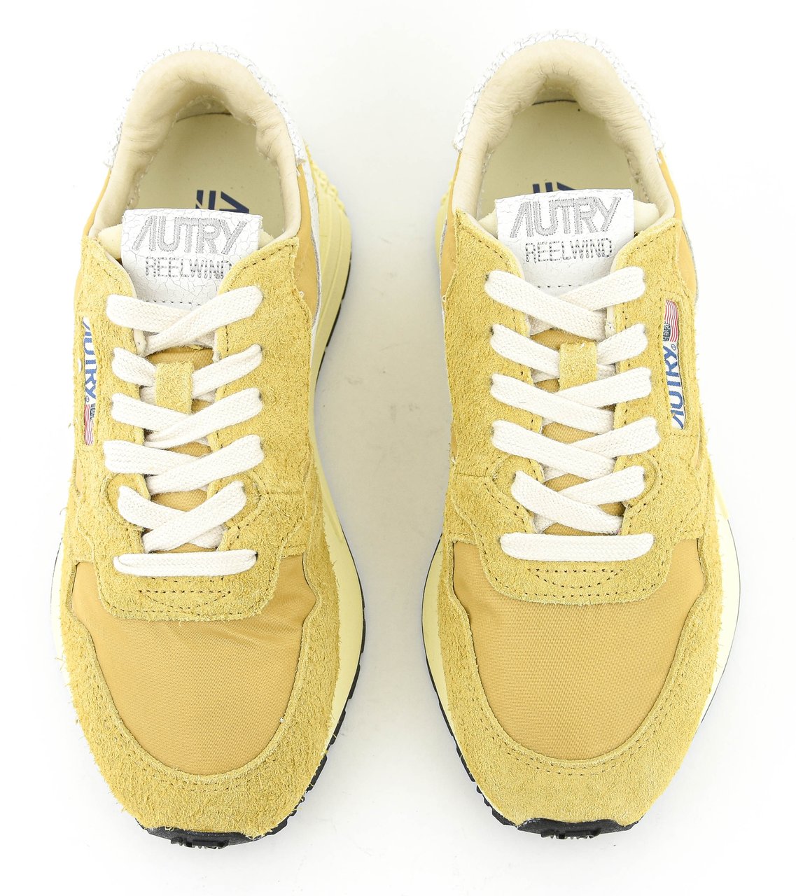 Autry Reelwind White Mustard Geel