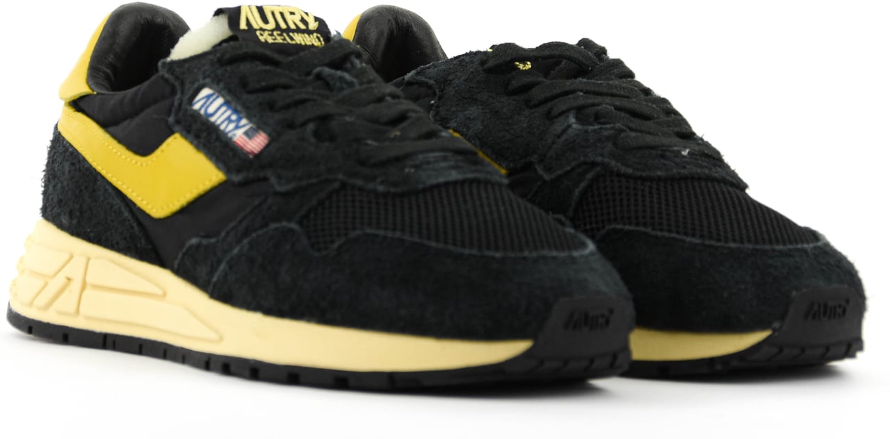 Autry Reelwind Black Yellow Zwart