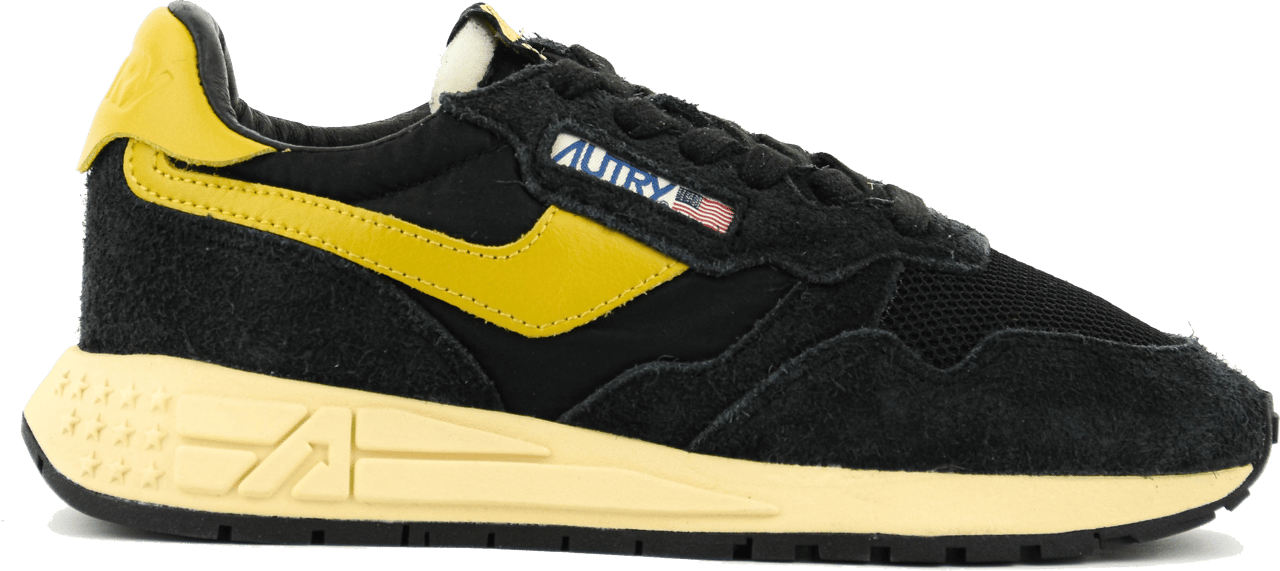 Autry Reelwind Black Yellow Zwart