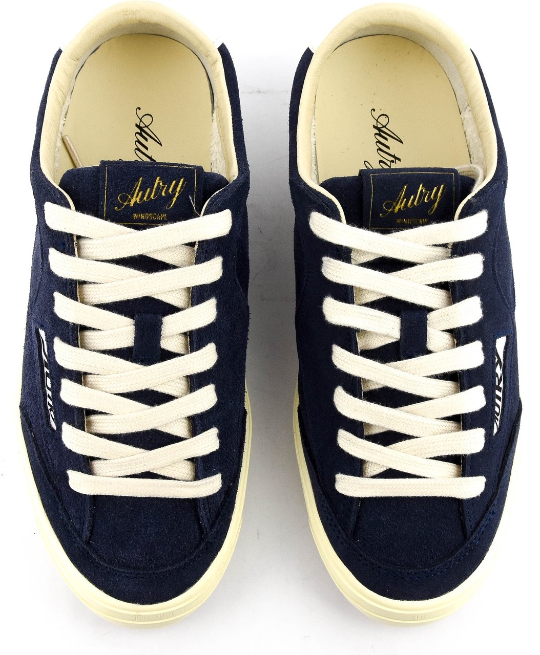 Autry Windscape Navy Suede Wit