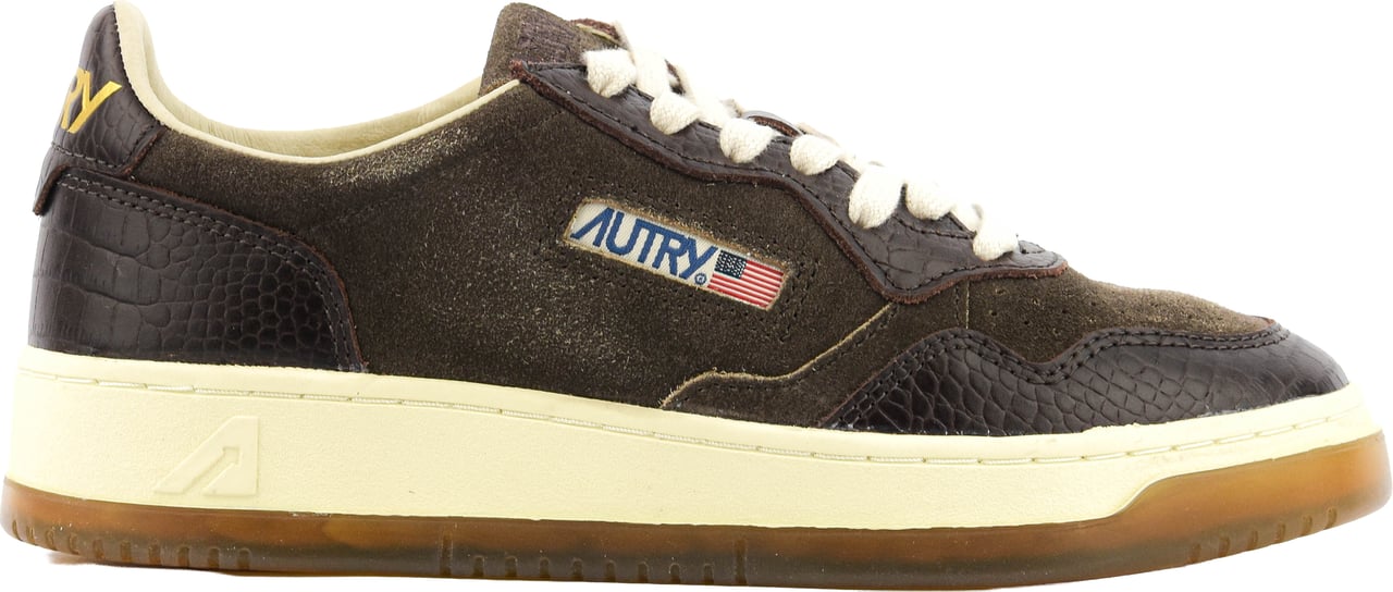 Autry Medalist Brown Croco Bruin