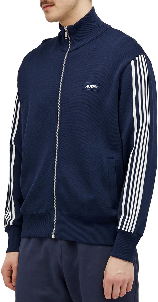 AUTRY Zipped Cardigan Blauw