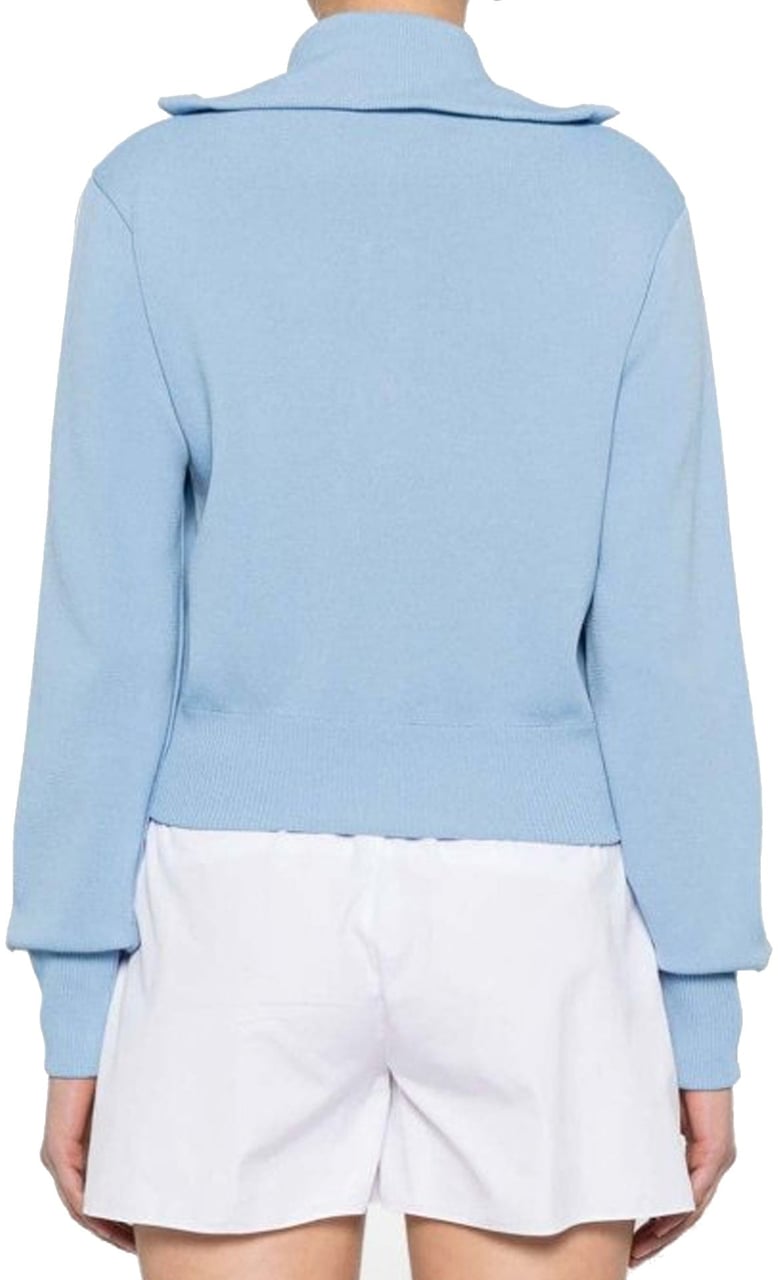 AUTRY Logo Cardigan Blauw