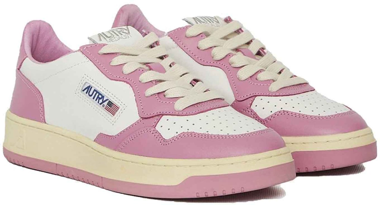 Autry Medalist Bicolore Sneakers Roze