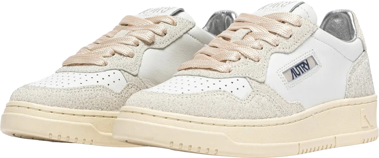 Autry Low-Top Sneakers With Perforated Detailing And Vintage Aesthetic Wit