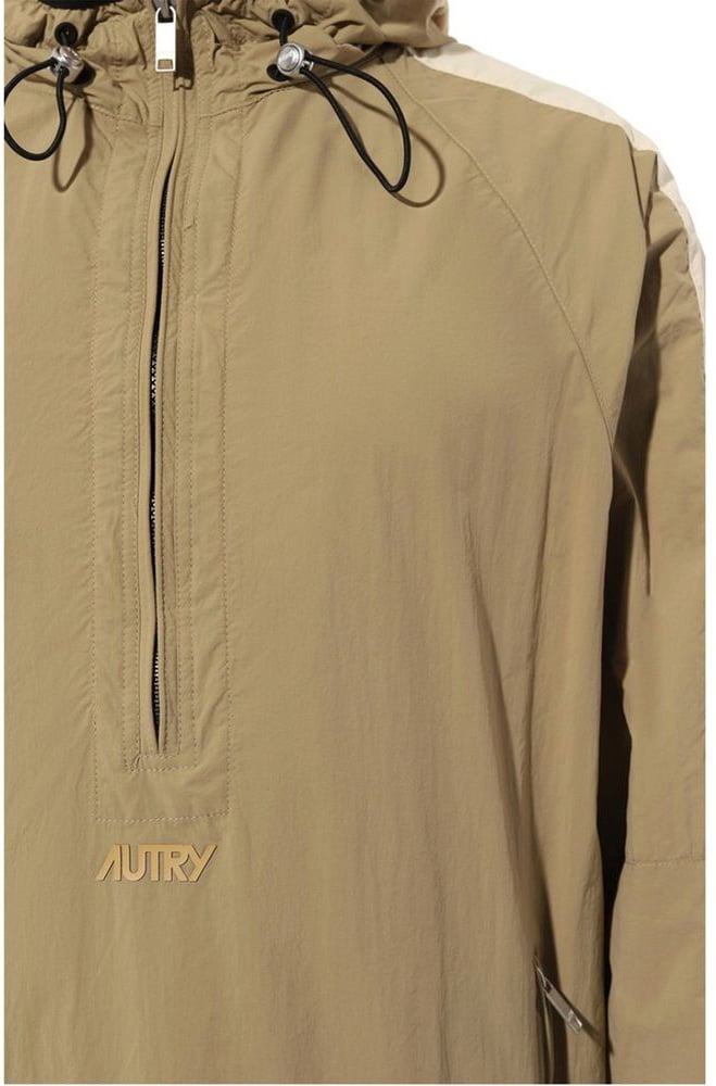 Autry Autry Beige Nylon Shell Jacket Beige