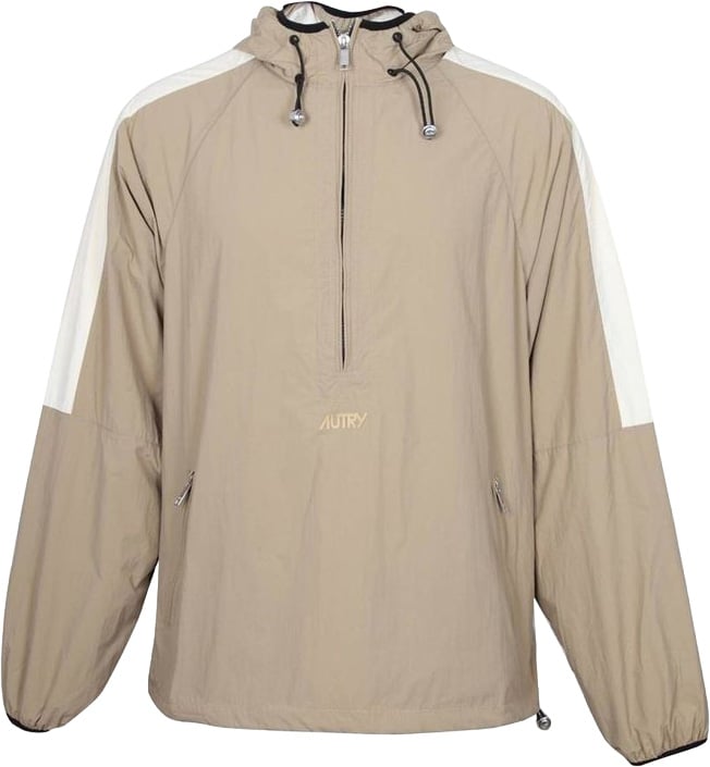 Autry Autry Beige Nylon Shell Jacket Beige