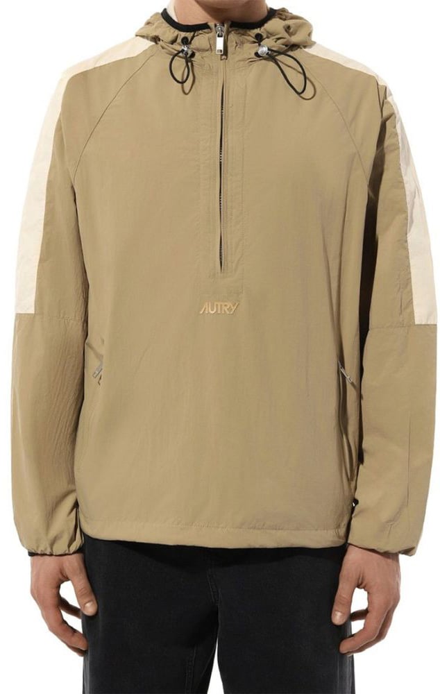 Autry Autry Beige Nylon Shell Jacket Beige