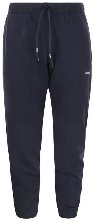 Autry Autry Blue Cotton Joggers (Workout Pants) Blauw