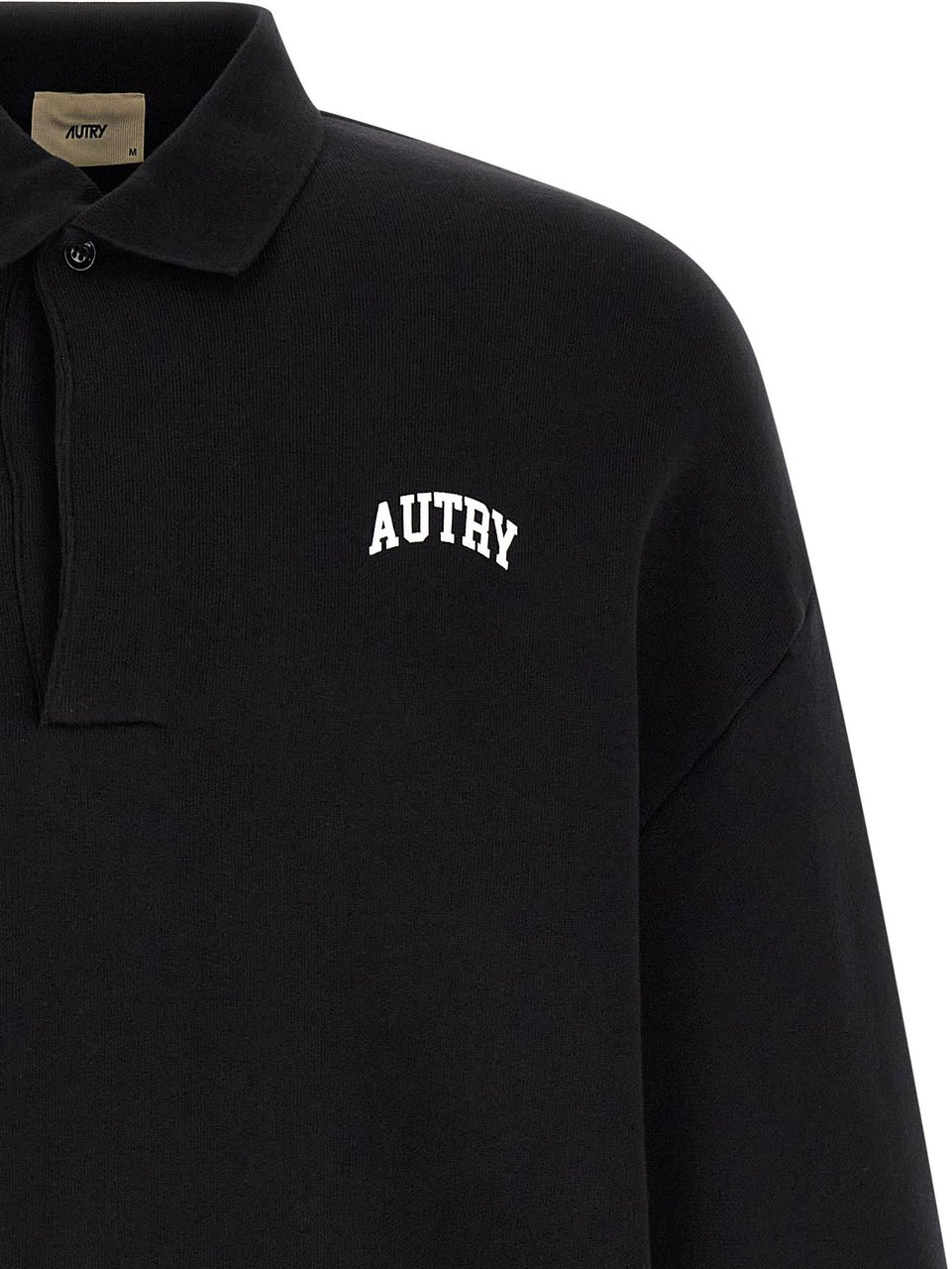 Autry Black Cotton Sweatshirt Zwart