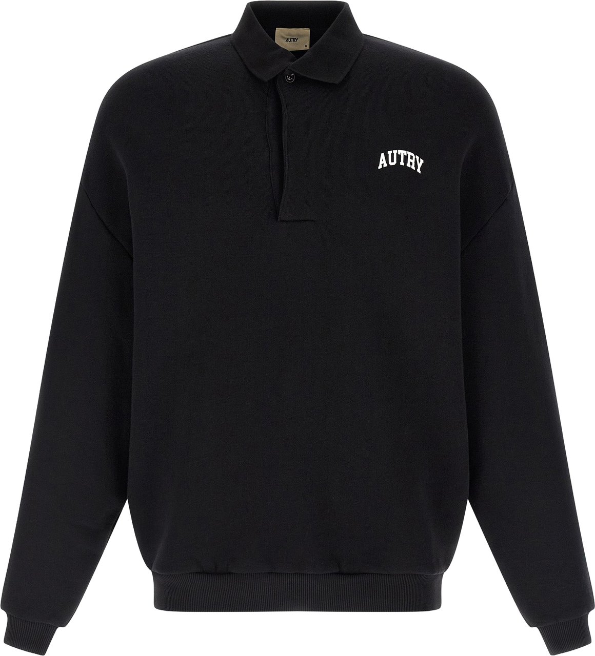 Autry Black Cotton Sweatshirt Zwart