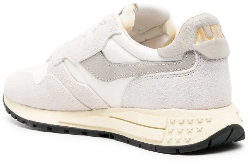 Autry baskets autry reelwind low nylon daim blanc femme Beige
