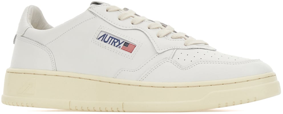 Autry White leather Medalist sneakers Wit