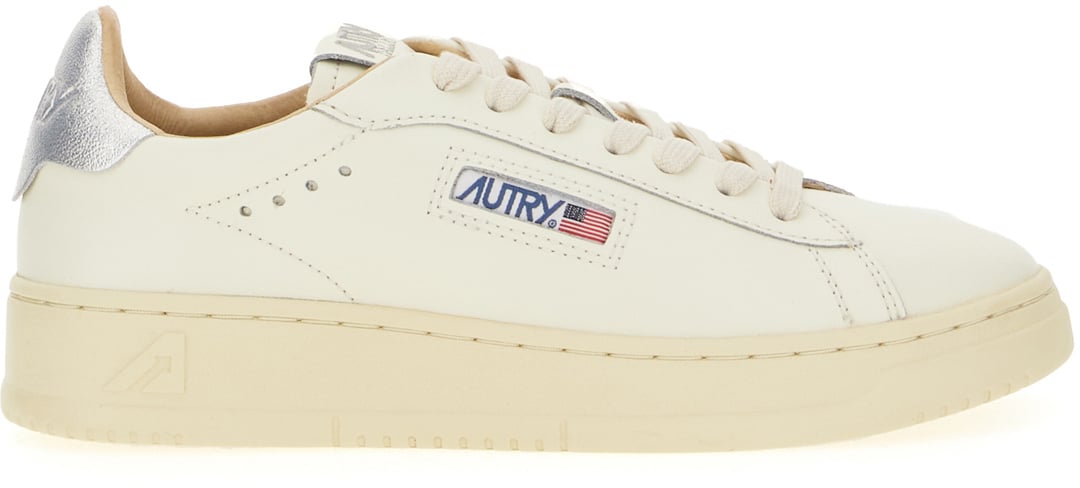 Autry White leather Dallas sneakers Wit