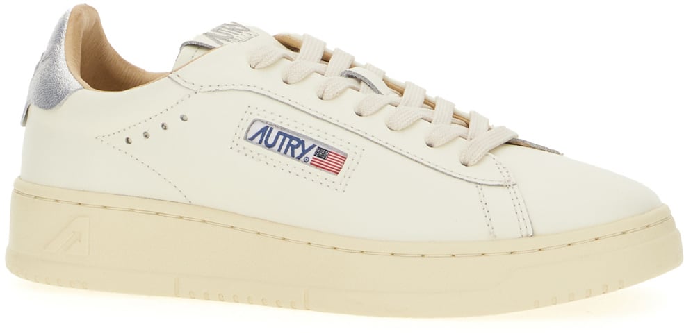 Autry White leather Dallas sneakers Wit