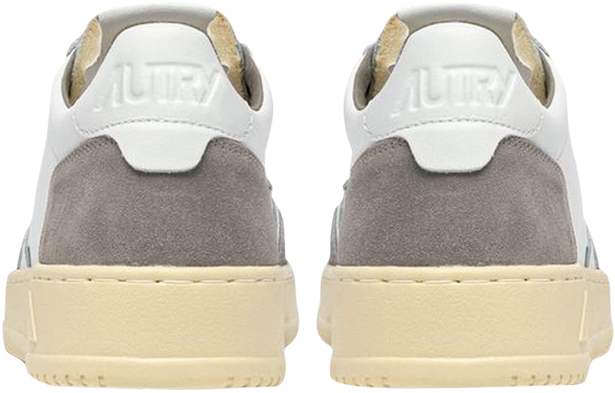 Autry Heren Medalist Low Sneaker Wit/Grijs Wit