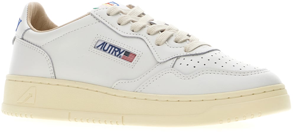 Autry White leather Medalist sneakers Wit